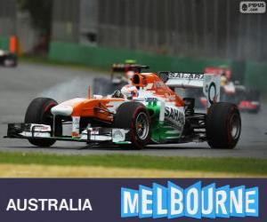 yapboz Paul di Resta - Force India - Melbourne 2013